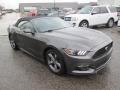 2015 Magnetic Metallic Ford Mustang V6 Convertible  photo #1