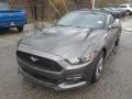 2015 Magnetic Metallic Ford Mustang V6 Convertible  photo #14