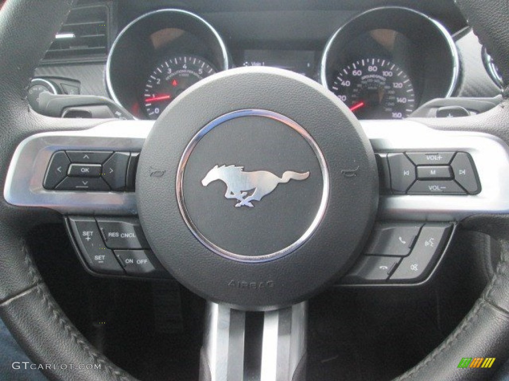 2015 Mustang V6 Convertible - Magnetic Metallic / Ebony photo #19