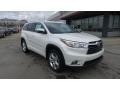 Blizzard Pearl 2016 Toyota Highlander Limited AWD Exterior