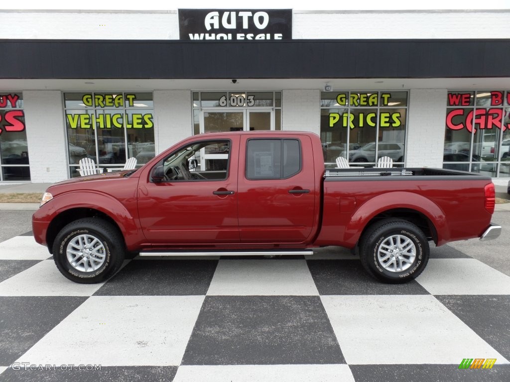 2016 Frontier SV Crew Cab - Lava Red / Beige photo #1