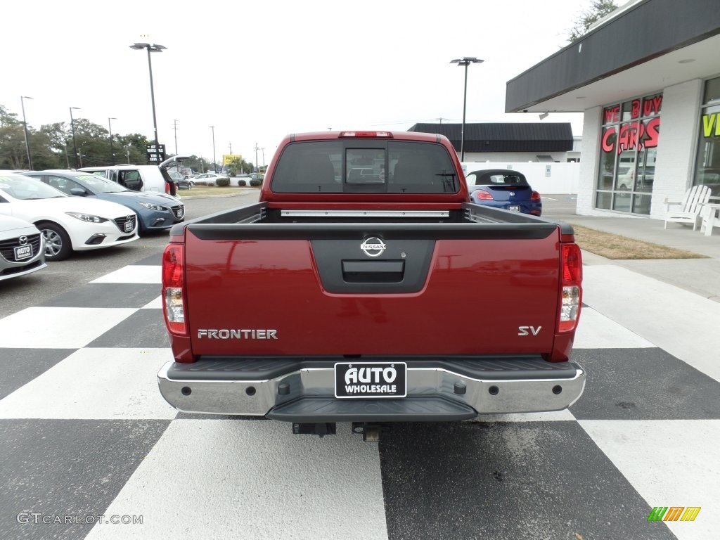 2016 Frontier SV Crew Cab - Lava Red / Beige photo #4