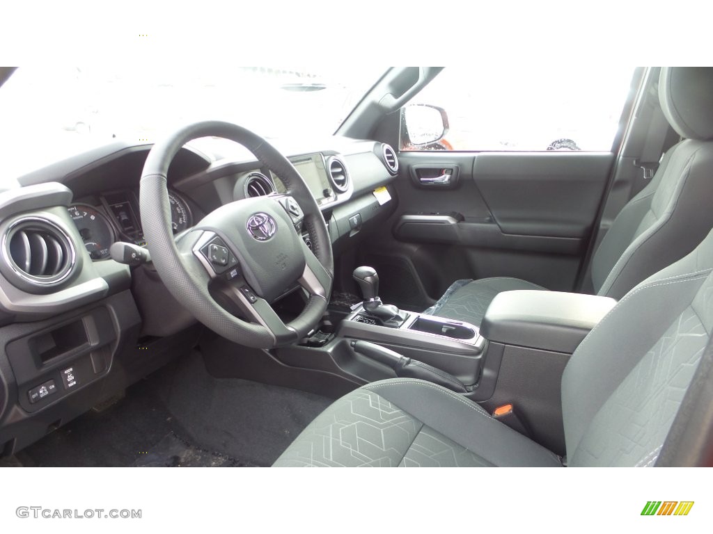 Black Interior 2016 Toyota Tacoma TRD Sport Double Cab 4x4 Photo #110387294