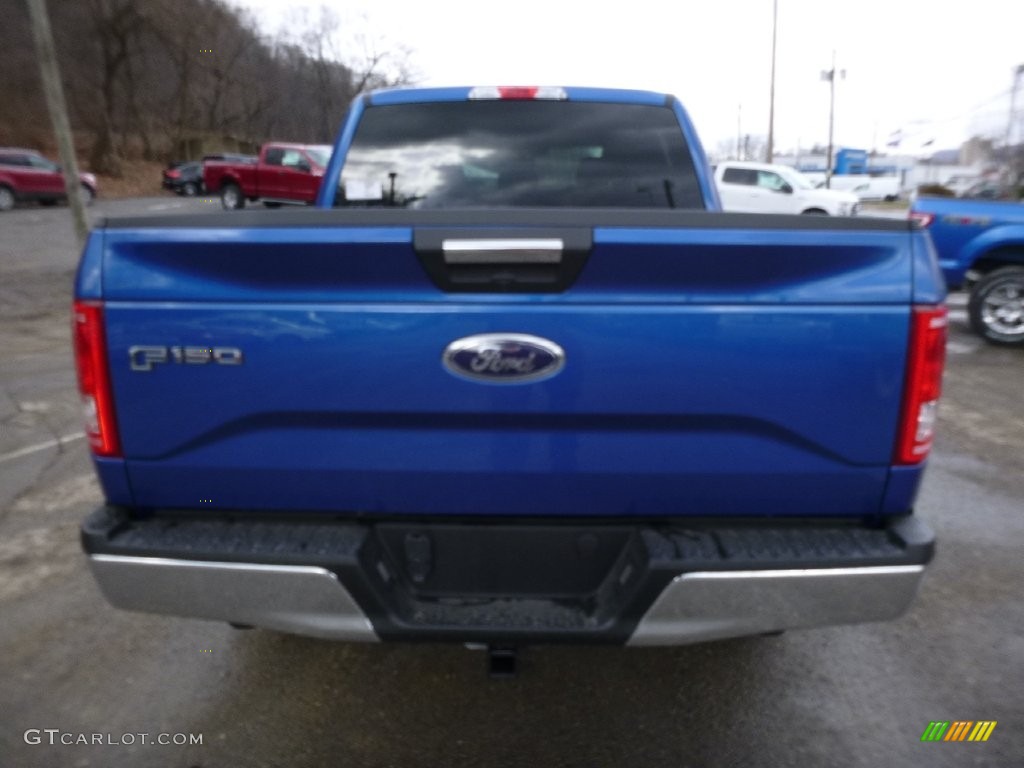 2016 F150 XLT SuperCrew 4x4 - Blue Flame / Medium Earth Gray photo #3