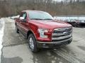 2016 Ruby Red Ford F150 Lariat SuperCab 4x4  photo #3
