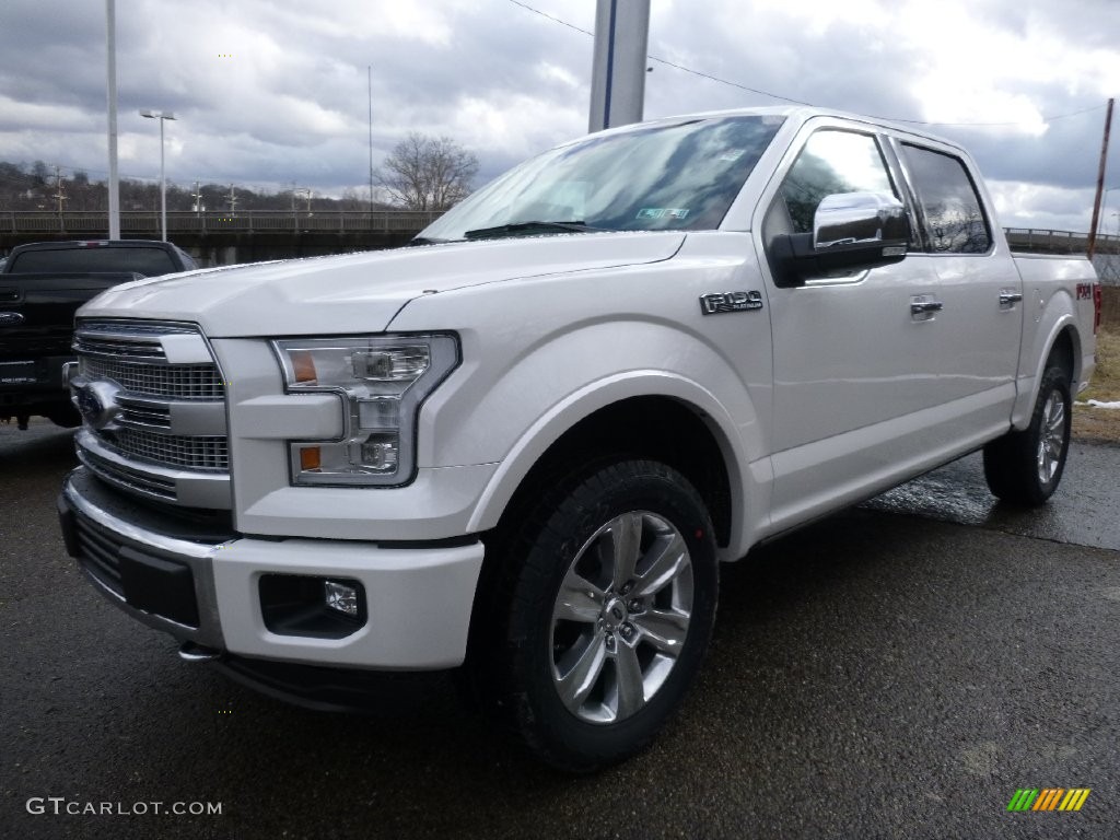 2016 F150 Platinum SuperCrew 4x4 - White Platinum / Platinum Black photo #6