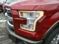 2016 Ruby Red Ford F150 Lariat SuperCab 4x4  photo #13