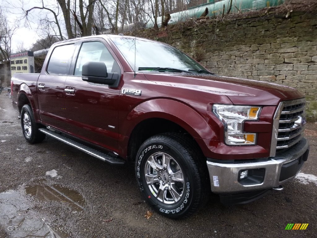 2016 F150 XLT SuperCrew 4x4 - Bronze Fire / Medium Earth Gray photo #8