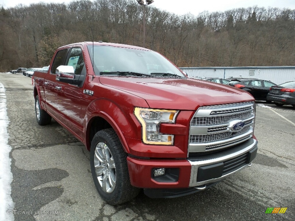 Ruby Red 2016 Ford F150 Platinum SuperCrew 4x4 Exterior Photo #110388722