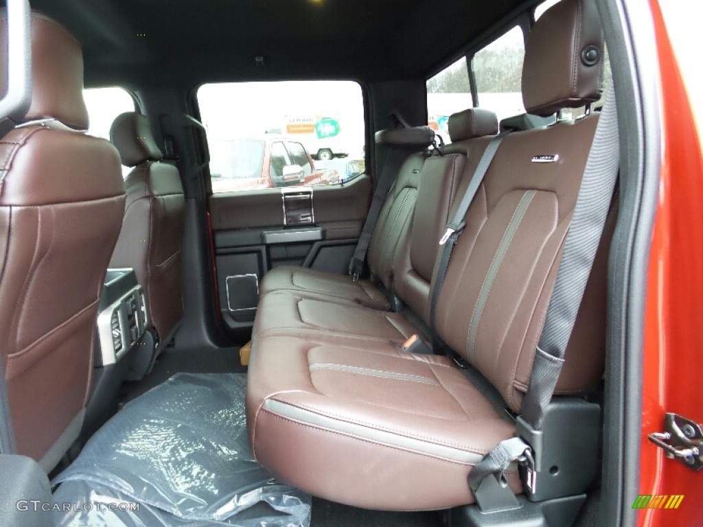 Platinum Brunello Interior 2016 Ford F150 Platinum SuperCrew 4x4 Photo #110388869