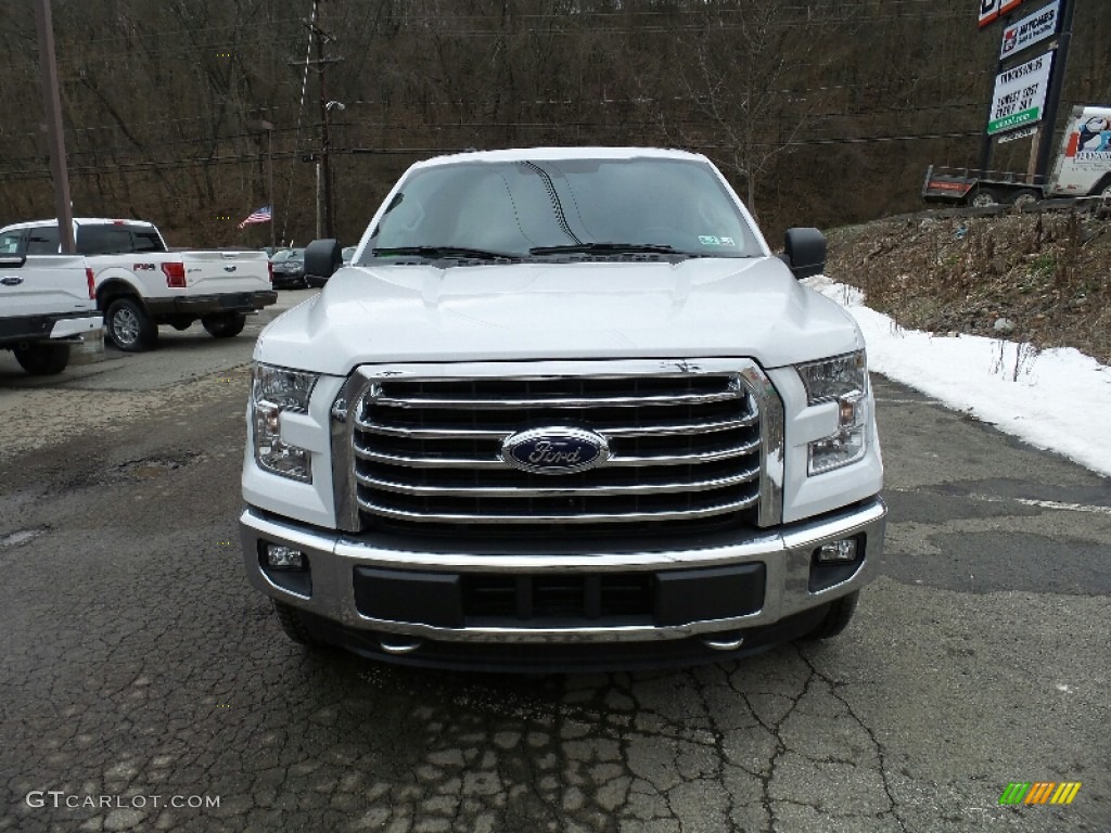 2016 F150 XLT SuperCrew 4x4 - Oxford White / Medium Earth Gray photo #2