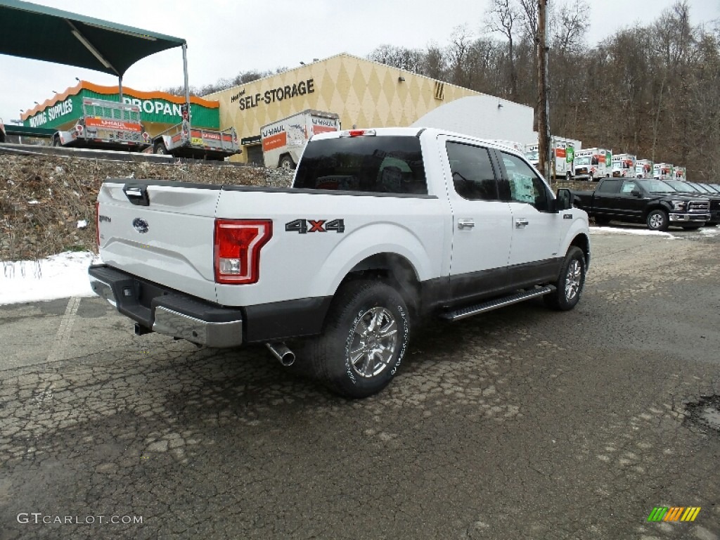 2016 F150 XLT SuperCrew 4x4 - Oxford White / Medium Earth Gray photo #3