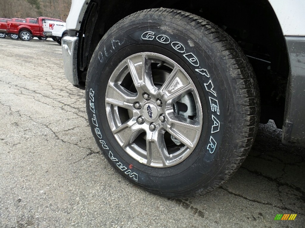 2016 F150 XLT SuperCrew 4x4 - Oxford White / Medium Earth Gray photo #10