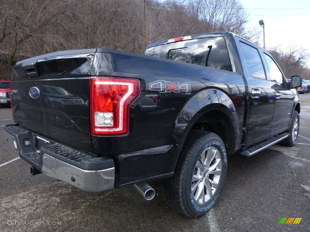 2016 F150 XLT SuperCrew 4x4 - Shadow Black / Medium Earth Gray photo #2