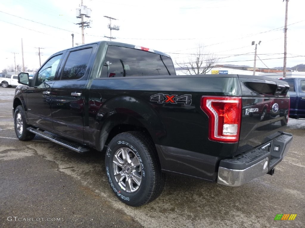 2016 F150 XLT SuperCrew 4x4 - Green Gem / Medium Earth Gray photo #4