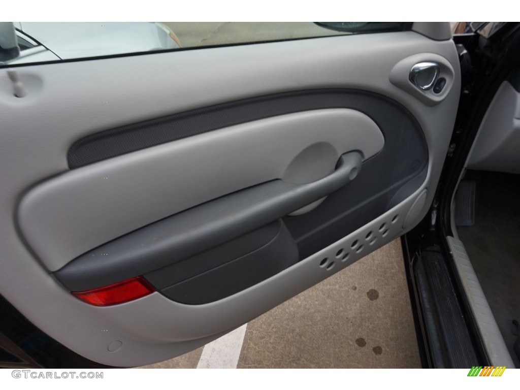 2007 PT Cruiser Convertible - Black / Pastel Slate Gray photo #8