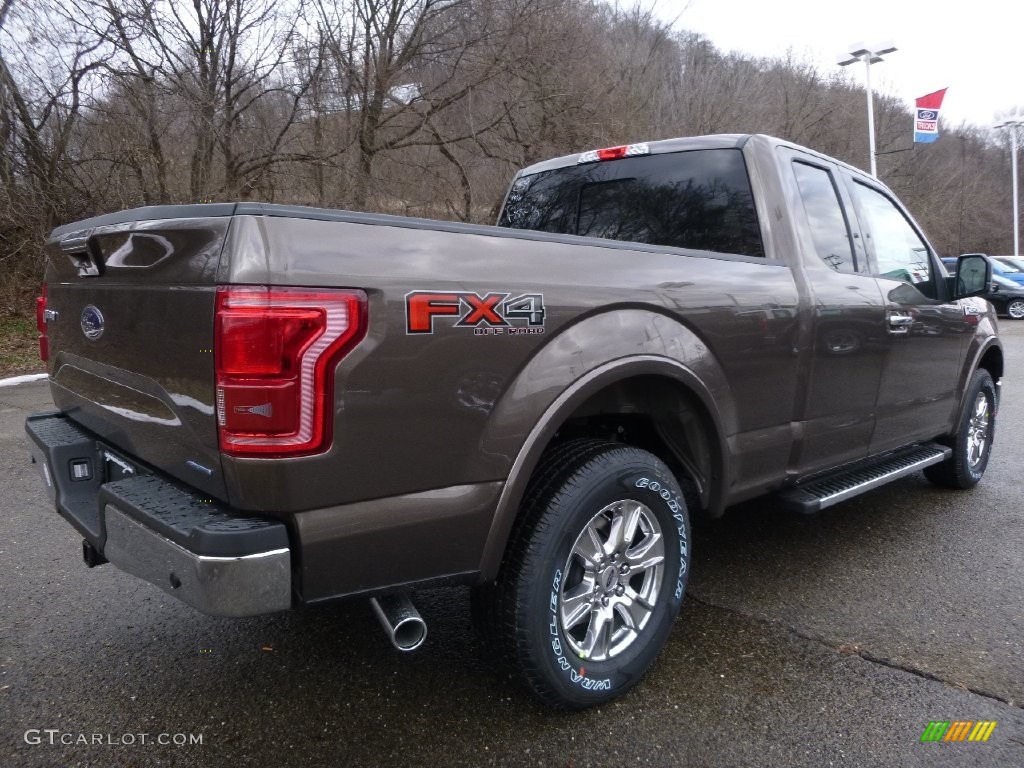 2016 F150 Lariat SuperCab 4x4 - Caribou / Black photo #2