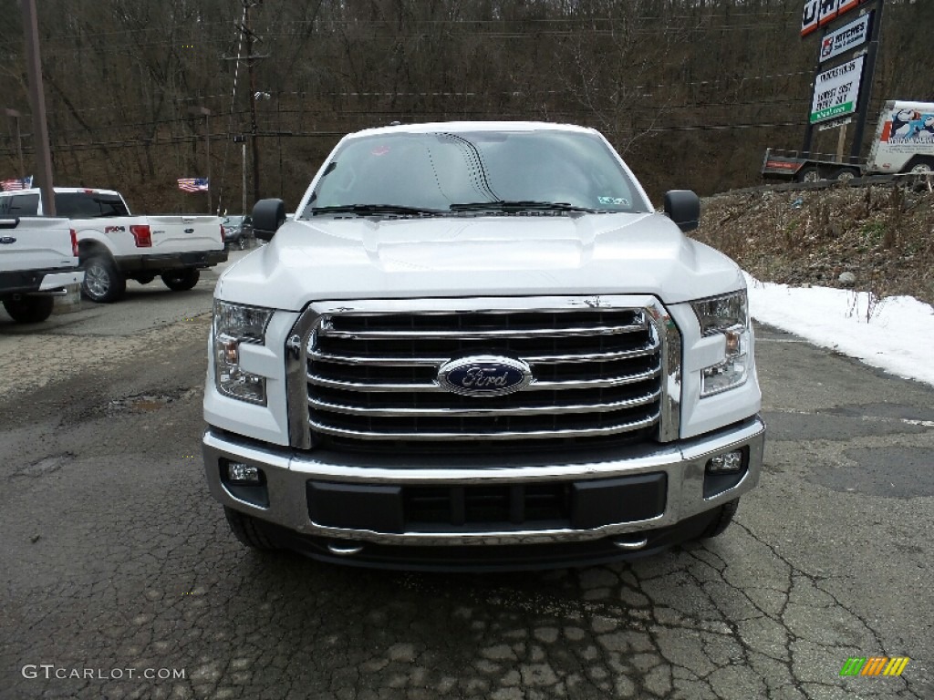 2016 F150 XLT SuperCrew 4x4 - Oxford White / Medium Earth Gray photo #6