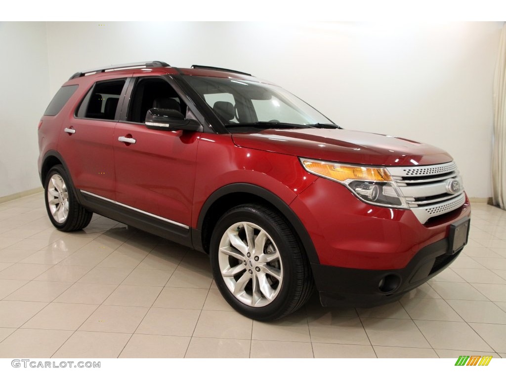 2015 Explorer XLT 4WD - Ruby Red / Charcoal Black photo #1