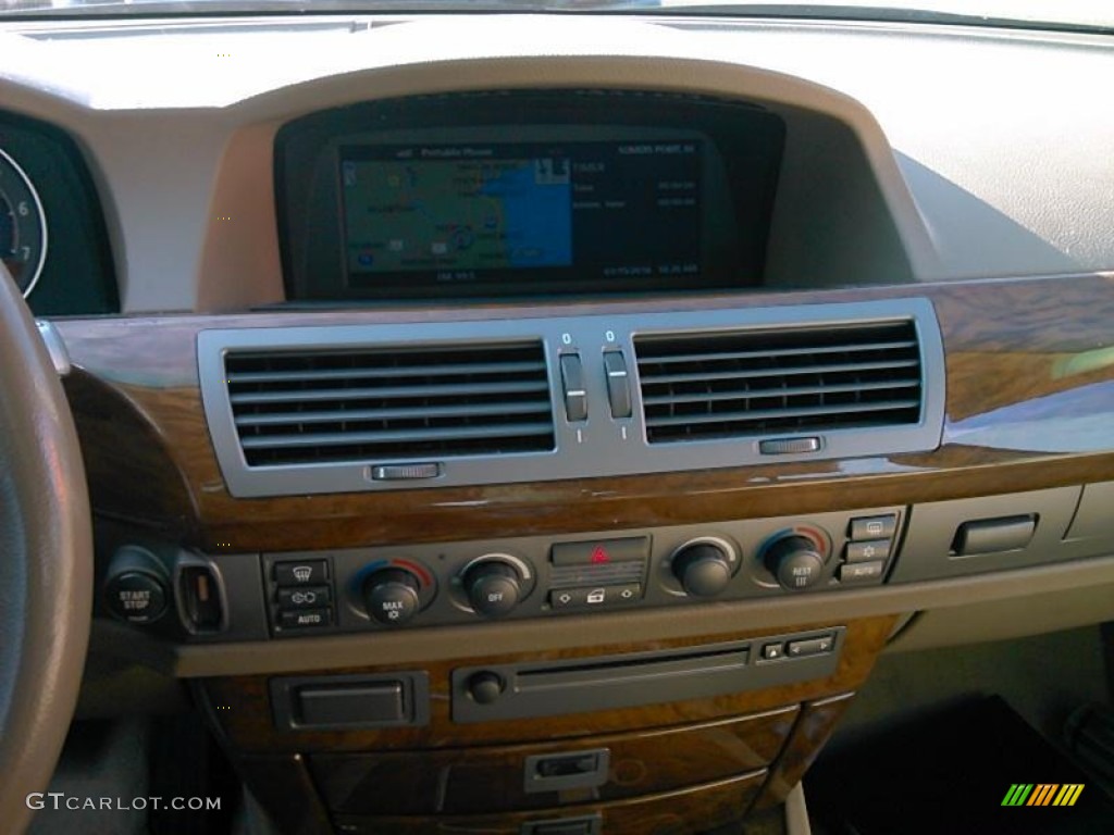 2005 7 Series 745Li Sedan - Orient Blue Metallic / Dark Beige/Beige III photo #4