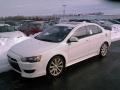 Wicked White Satin 2009 Mitsubishi Lancer GTS