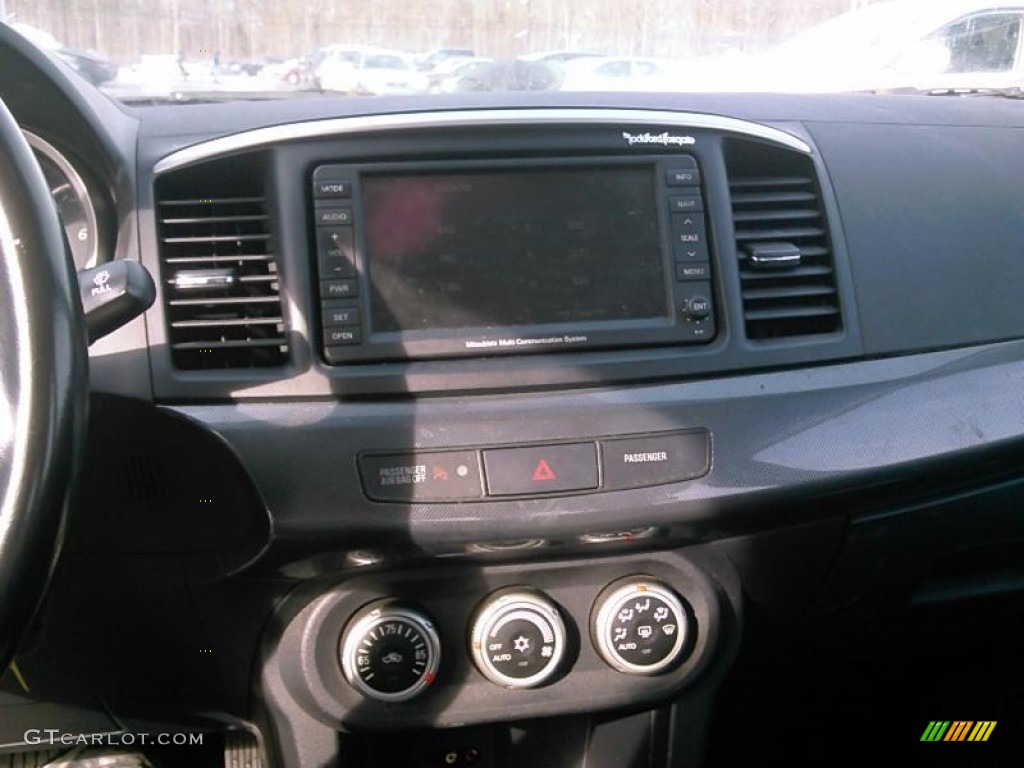 2009 Lancer GTS - Wicked White Satin / Black photo #4