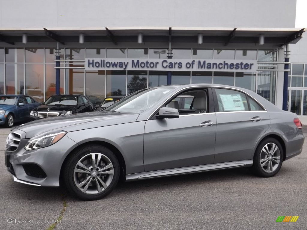 2014 E 400 Hybrid Sedan - Paladium Silver Metallic / Gray/Dark Gray photo #1
