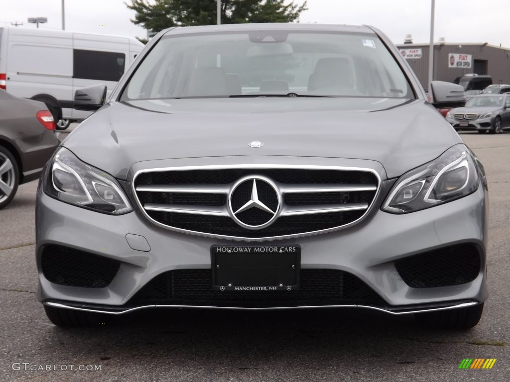 2014 E 400 Hybrid Sedan - Paladium Silver Metallic / Gray/Dark Gray photo #2