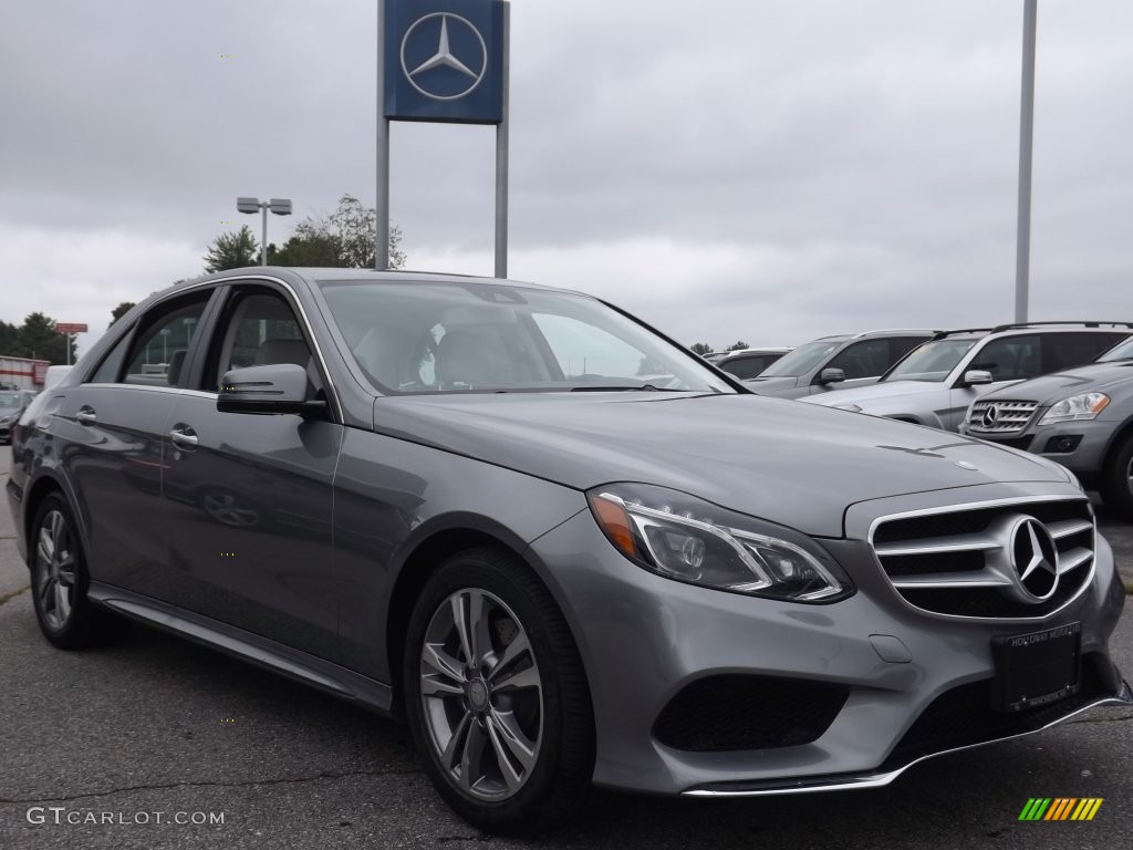 2014 E 400 Hybrid Sedan - Paladium Silver Metallic / Gray/Dark Gray photo #3