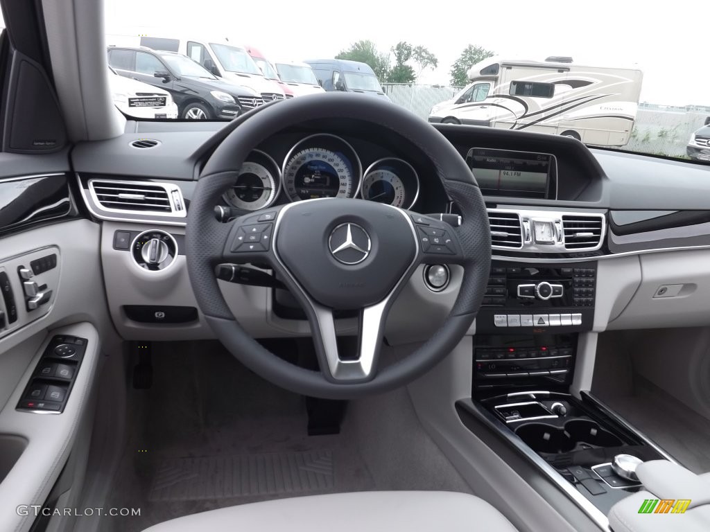 2014 E 400 Hybrid Sedan - Paladium Silver Metallic / Gray/Dark Gray photo #7