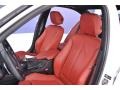 Coral Red/Black Front Seat Photo for 2013 BMW 3 Series #110393738