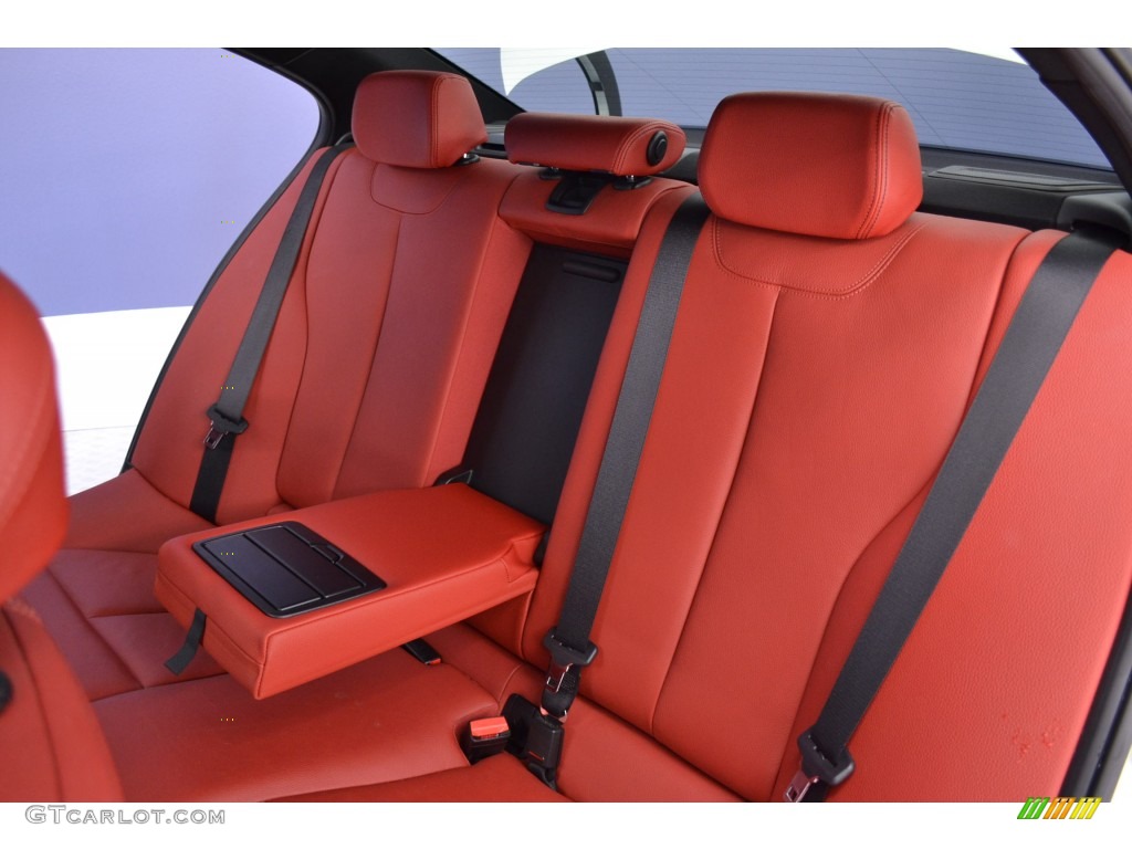 Coral Red/Black Interior 2013 BMW 3 Series 328i Sedan Photo #110393771