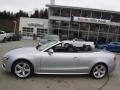 2016 Florett Silver Metallic Audi A5 Premium quattro Convertible  photo #3