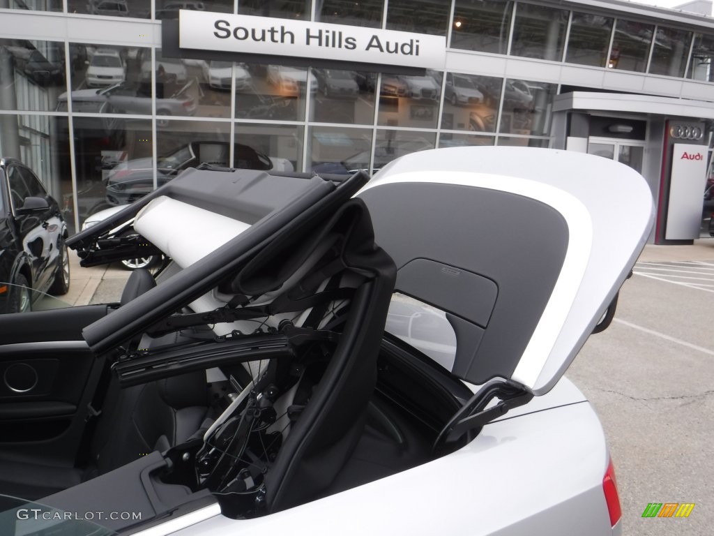 2016 A5 Premium quattro Convertible - Florett Silver Metallic / Black photo #5