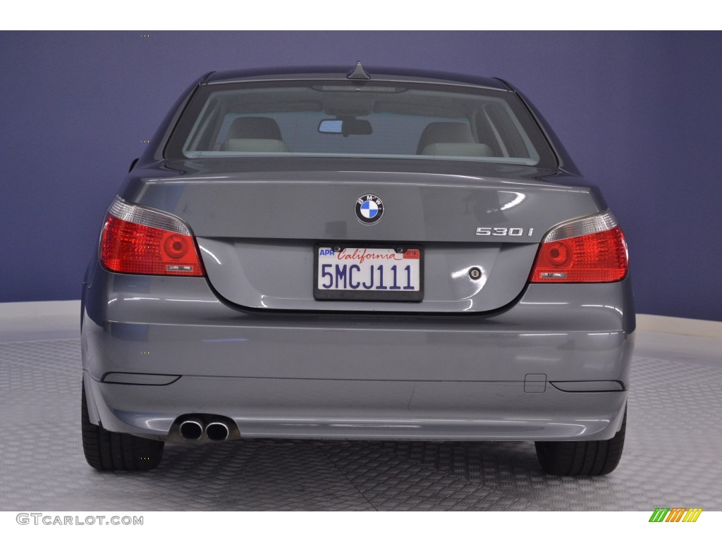 2005 5 Series 530i Sedan - Titanium Grey Metallic / Grey photo #6
