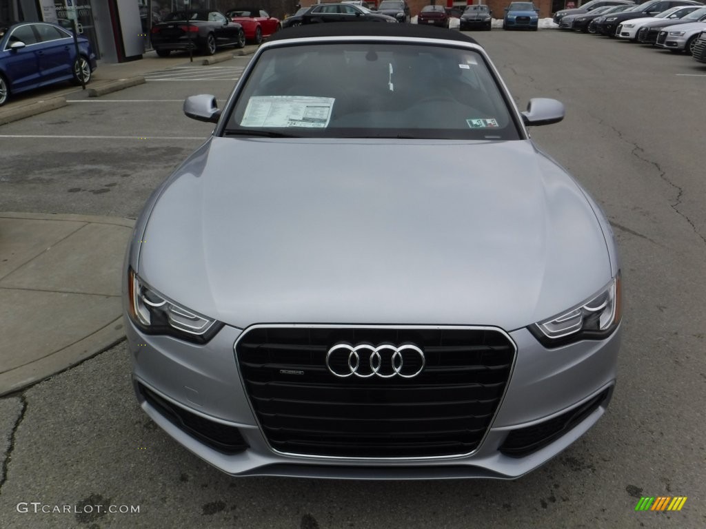 2016 A5 Premium quattro Convertible - Florett Silver Metallic / Black photo #11