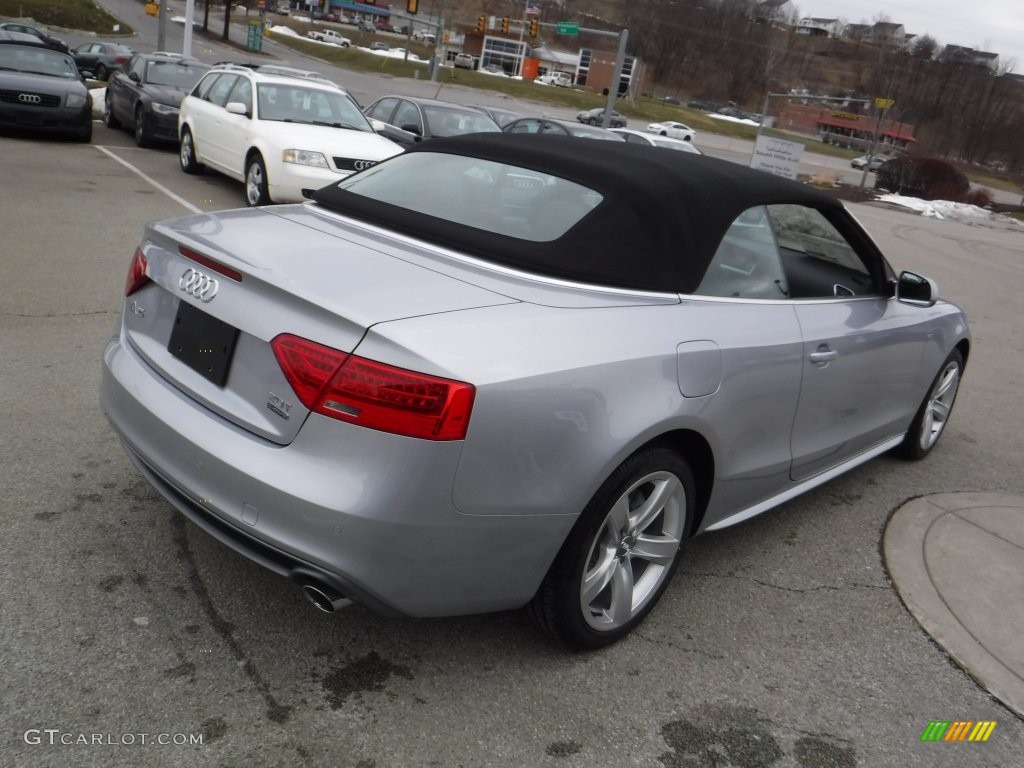 2016 A5 Premium quattro Convertible - Florett Silver Metallic / Black photo #17