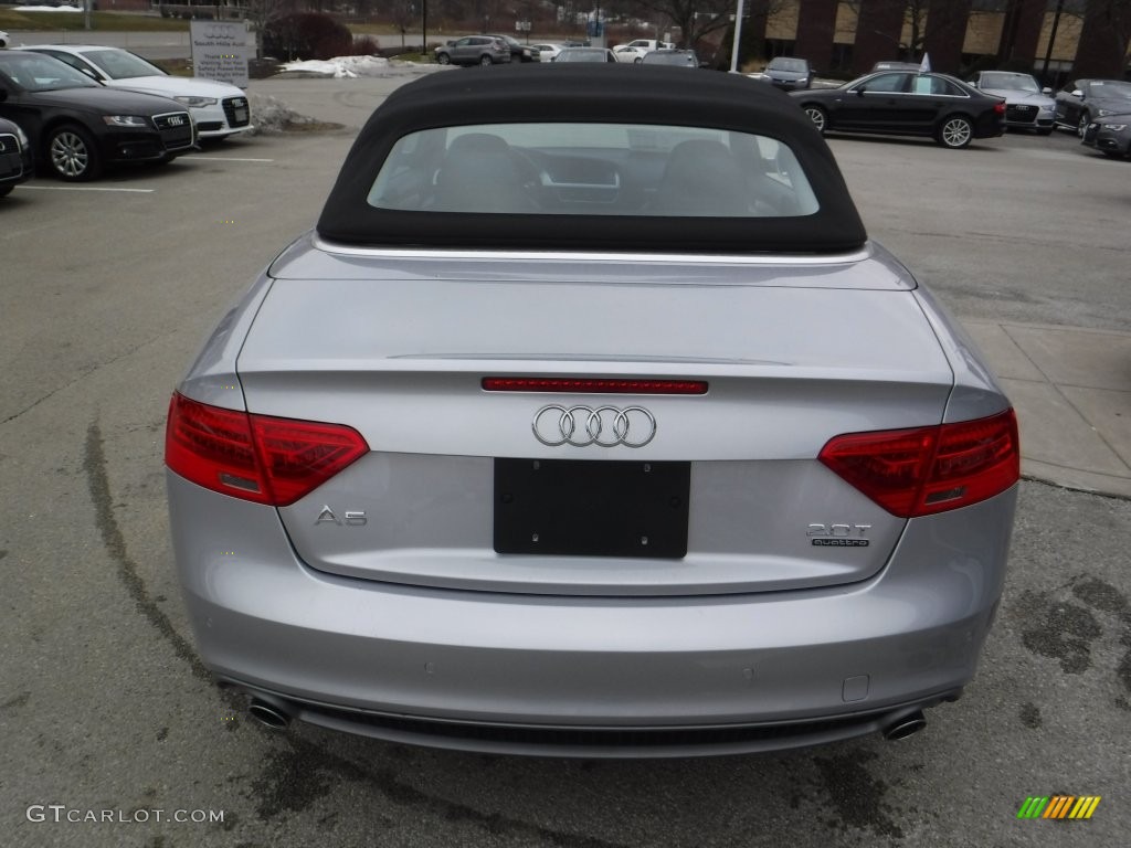 2016 A5 Premium quattro Convertible - Florett Silver Metallic / Black photo #18