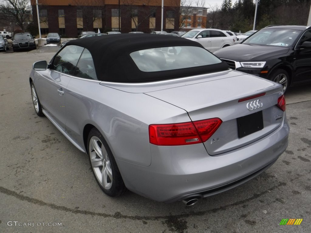 2016 A5 Premium quattro Convertible - Florett Silver Metallic / Black photo #19