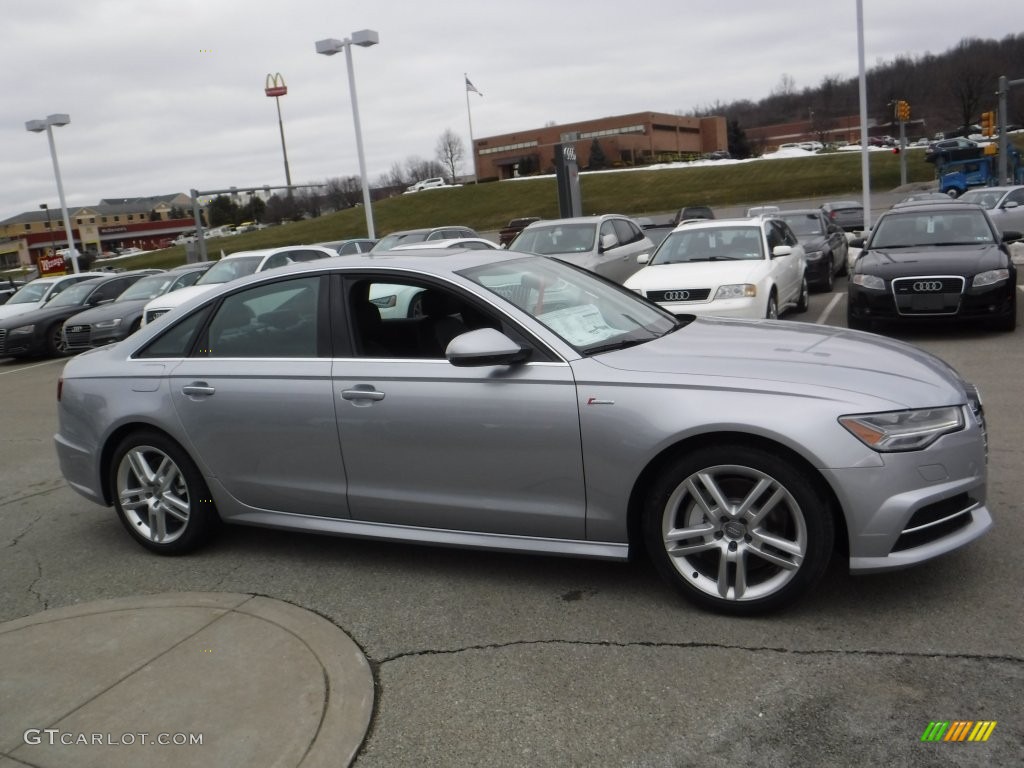 Florett Silver Metallic 2016 Audi A6 3.0 TFSI Premium Plus quattro Exterior Photo #110394683