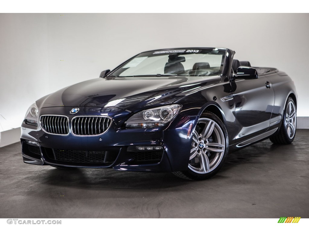 2013 6 Series 640i Convertible - Carbon Black Metallic / Black photo #13