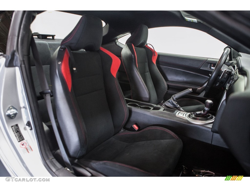 Black/Red Accents Interior 2013 Scion FR-S Sport Coupe Photo #110397223