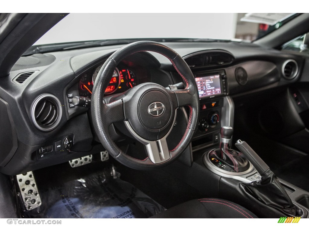 2013 Scion FR-S Sport Coupe Black/Red Accents Dashboard Photo #110397289