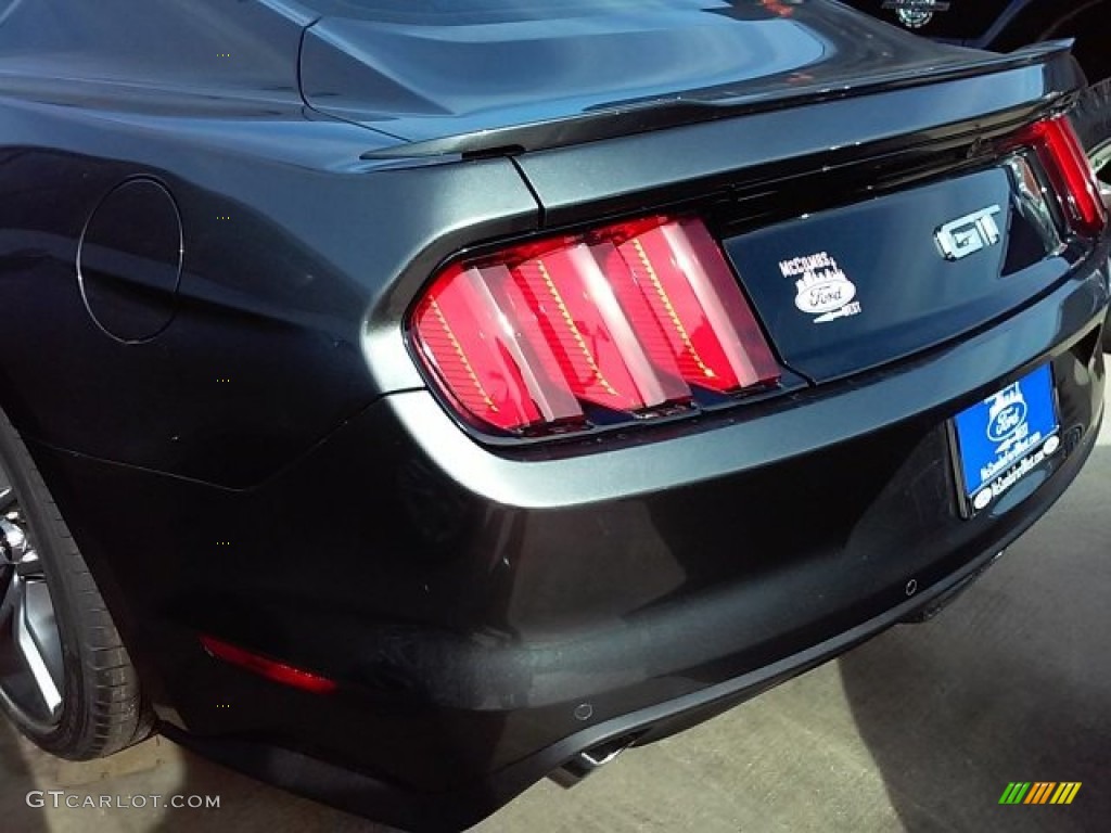 2016 Mustang GT Premium Coupe - Magnetic Metallic / Ebony photo #9
