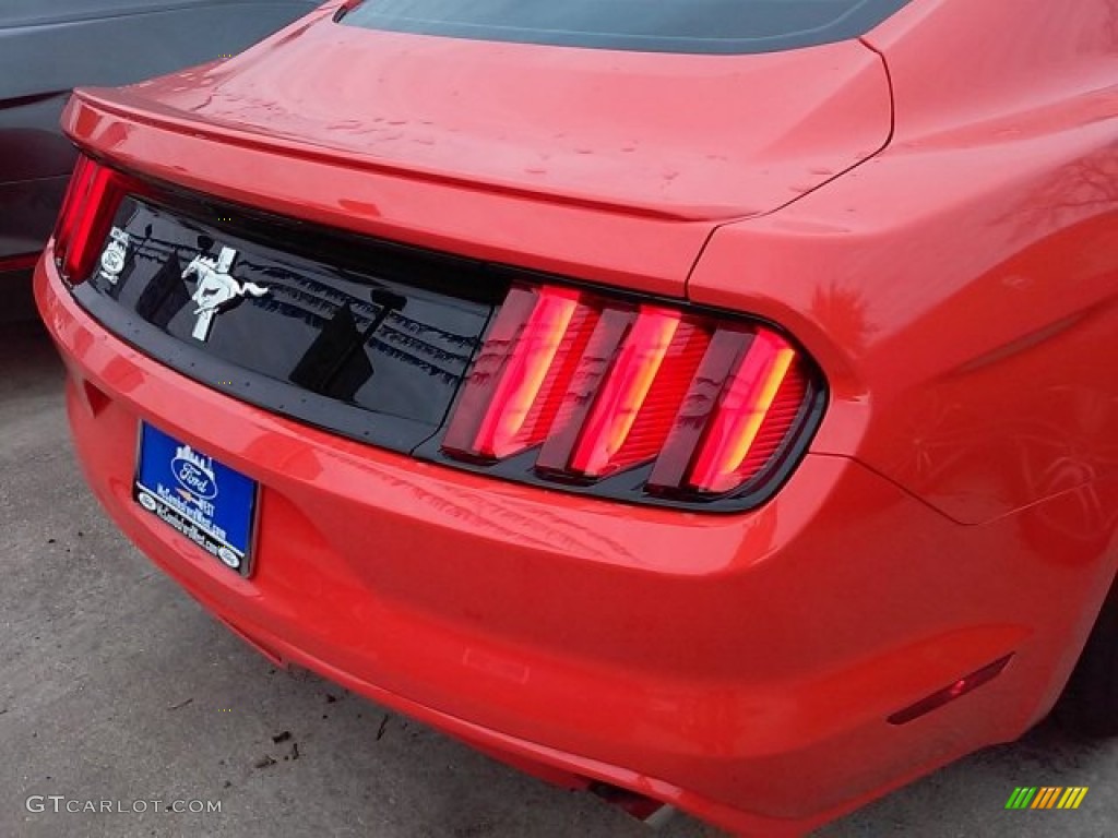 2016 Mustang V6 Coupe - Competition Orange / Ebony photo #10