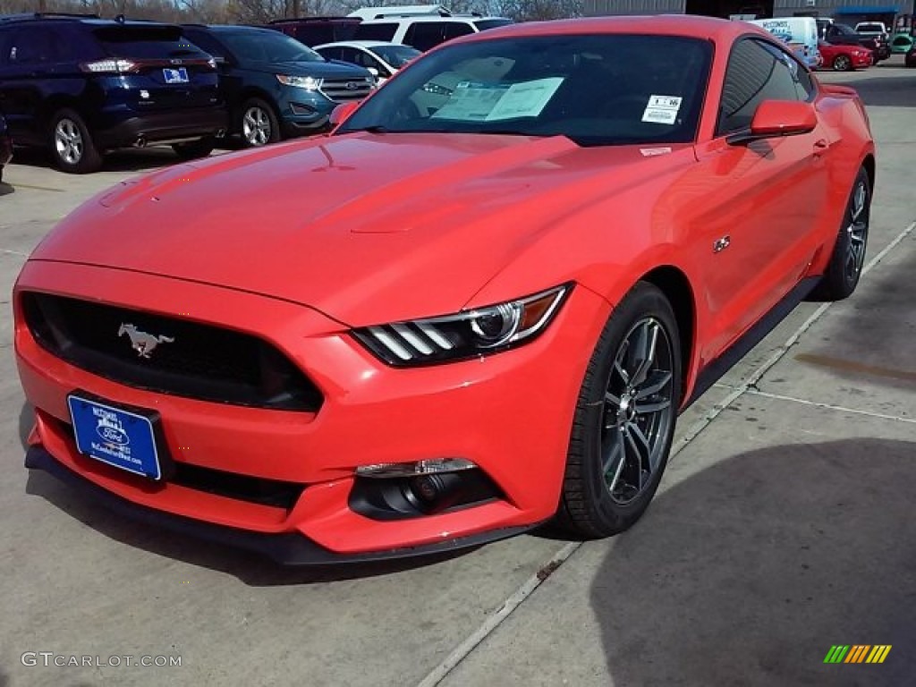 2016 Mustang GT Coupe - Competition Orange / Ebony photo #7