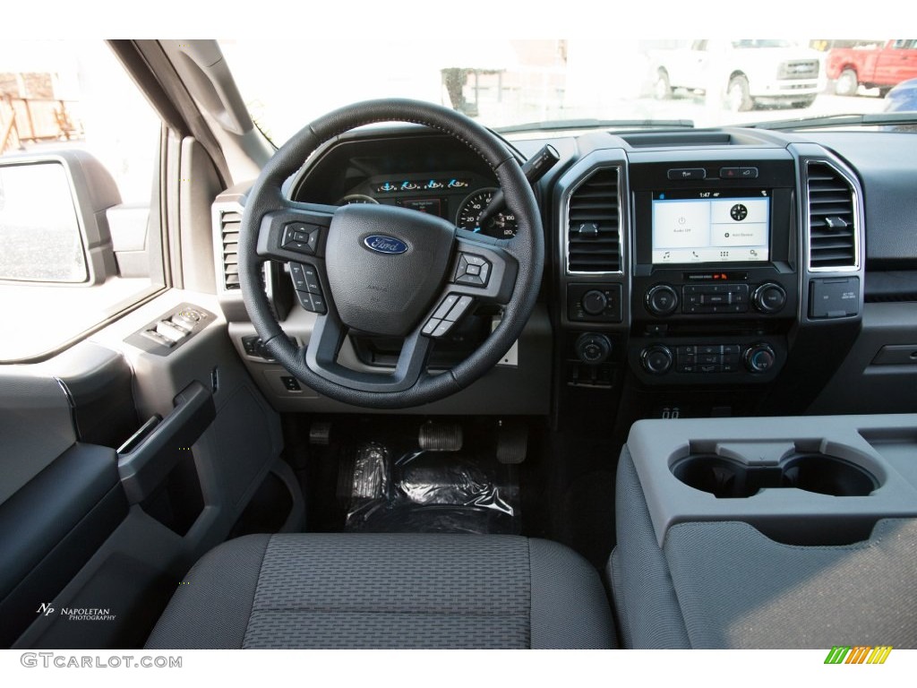 2016 F150 XLT SuperCrew 4x4 - Shadow Black / Medium Earth Gray photo #14