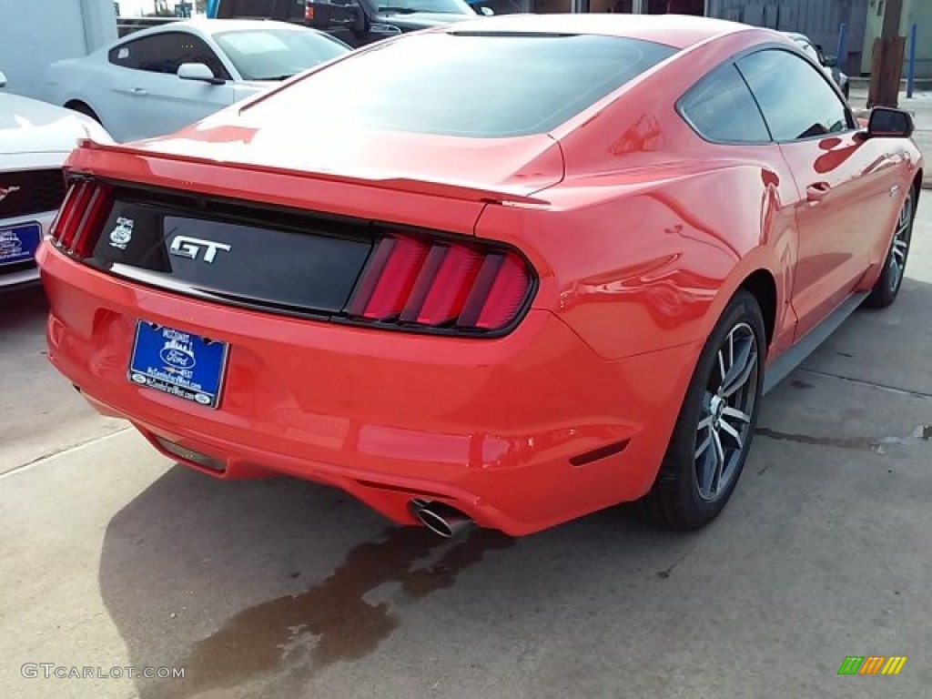 2016 Mustang GT Coupe - Competition Orange / Ebony photo #11