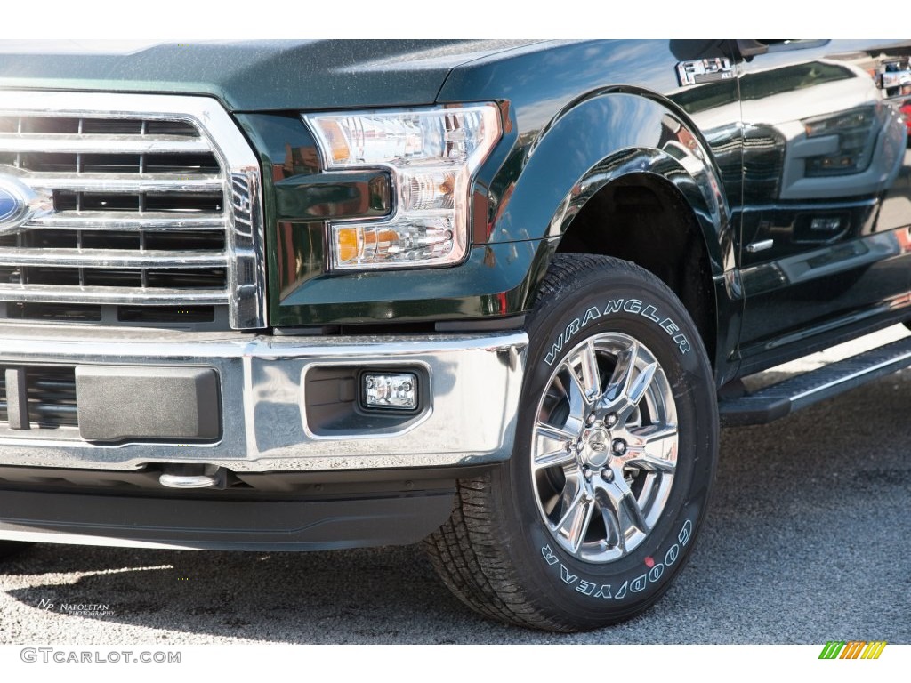 2016 F150 XLT SuperCrew 4x4 - Green Gem / Medium Earth Gray photo #2