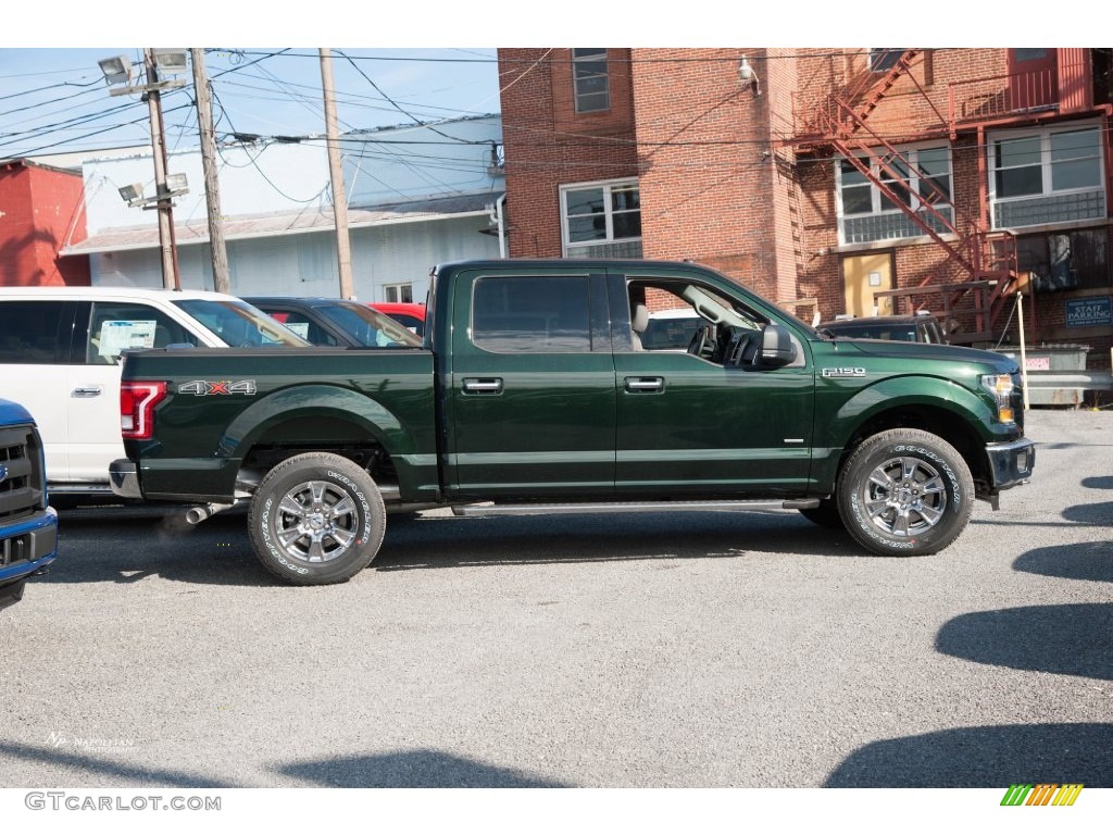 2016 F150 XLT SuperCrew 4x4 - Green Gem / Medium Earth Gray photo #3